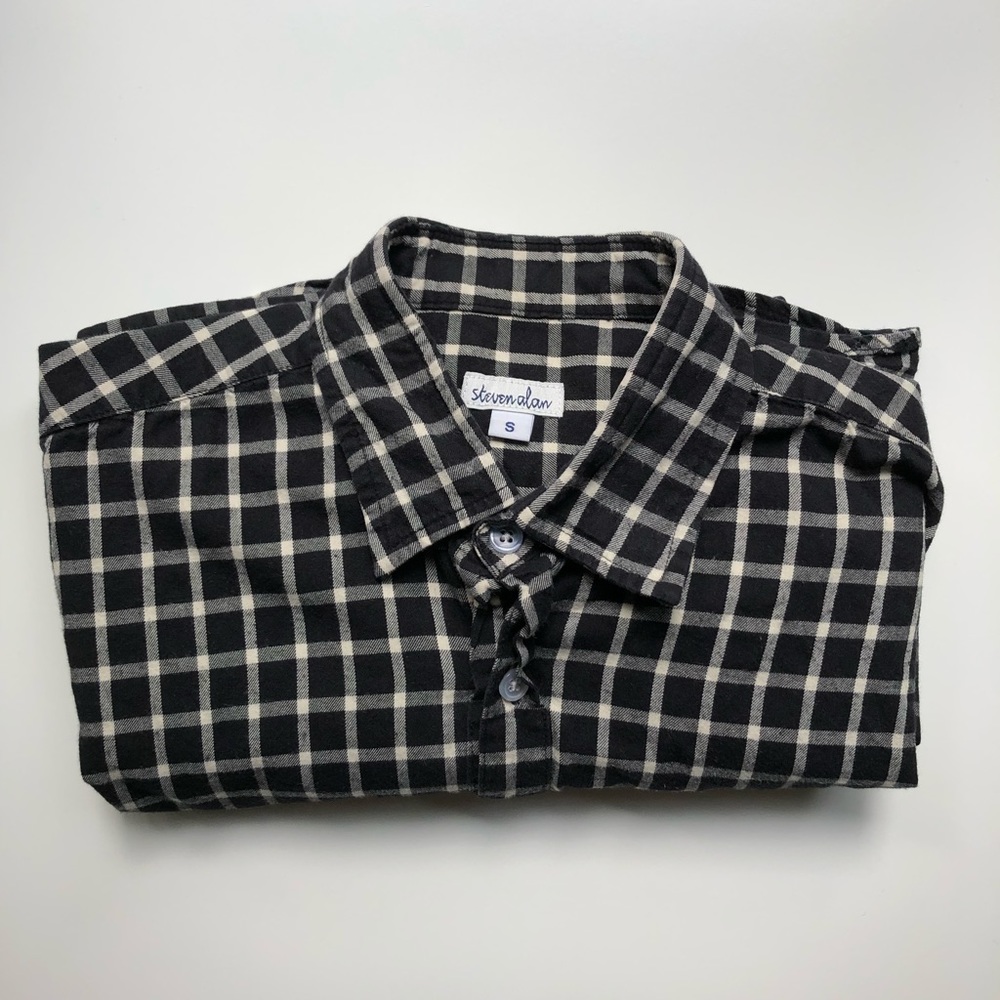 Steven Alan reverse seam button-up shirt